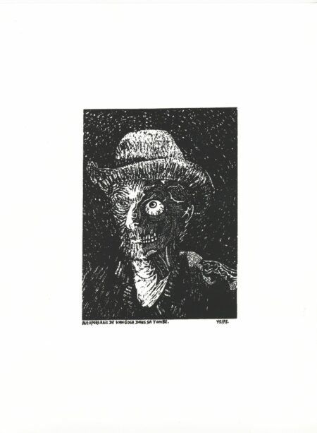 AUTOPORTRAIT DE VAN GOGH DANS SA TOMBE